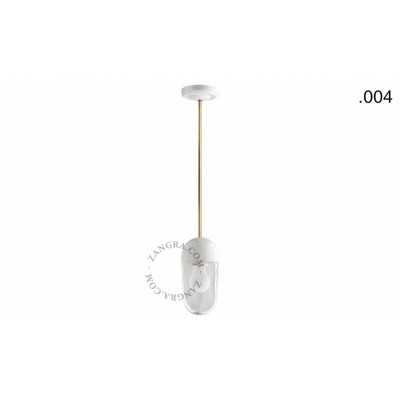 Hanging / ceiling lamp white porcelain light.036.024.w.go.004, E27 Zangra