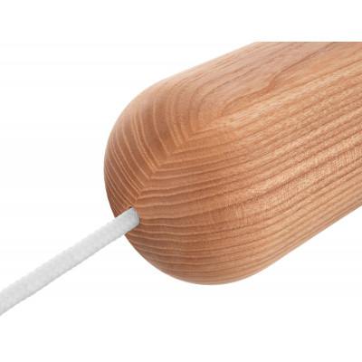 Drewniana lampa sufitowa Loft Barille GU10 lampa wisząca KOLOROWE KABLE