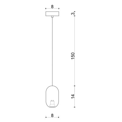 Drewniana lampa sufitowa Loft Barille GU10 lampa wisząca KOLOROWE KABLE