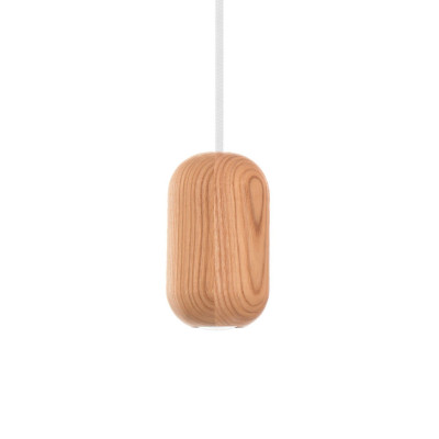 Wooden ceiling lamp Loft Barille GU10 pendant lamp KOLOROWE KABLE