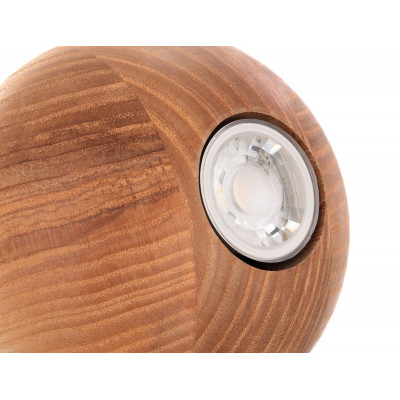 Wooden ceiling lamp Loft Barille 2 GU10 pendant lamp spider KOLOROWE KABLE