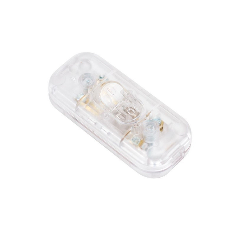 Double Pole in-line Switch Transparent Creative-Cables