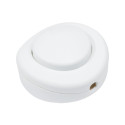 Single-pole foot light switch - white Creative-Cables