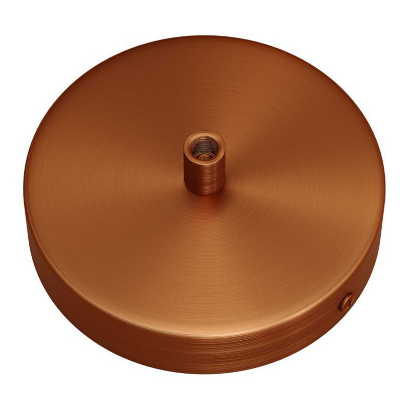 Metal ceiling cup with a decorative cable lock - brushed copper Creative-Cables