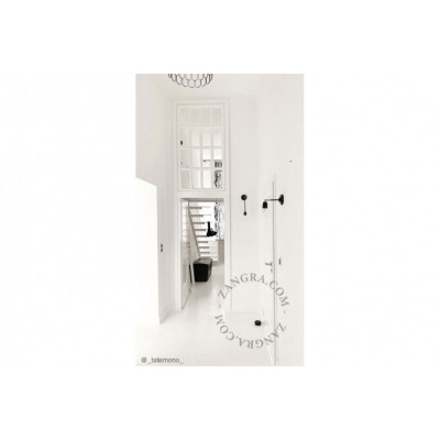 Wall lamp black porcelain light.036.012.b E27 Zangra