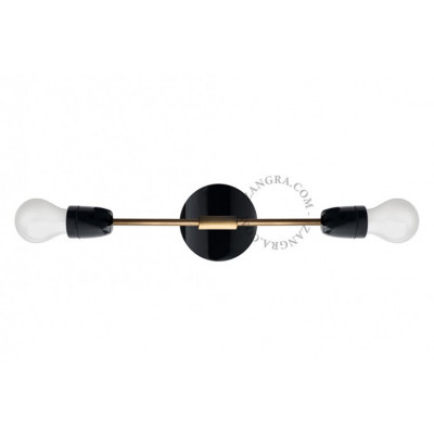 Wall lamp / porcelain sconce light.036.047.b.go E27 Zangra