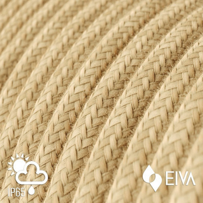 EIVA PASTEL Outdoor Yellow pendant lamp with silicone ceiling rosette and IP65 waterproof holder Creative-Cables