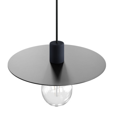 EIVA ELEGANT Ellepì Black Hanging lamp Ellepì with a silicone ceiling rosette and a waterproof fitting IP65 Creative-Cables