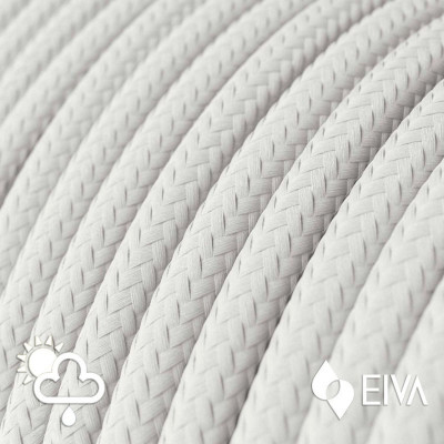 EIVA Outdoor Harbour Biała zewnętrzna lampa wisząca z silikonową rozetą sufitową i oprawką wodoodporną IP65 Creative-Cables