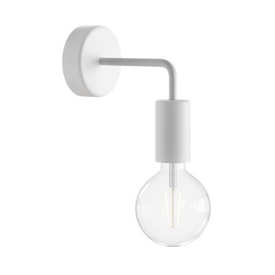 White wall lamp Fermaluce EIVA ELEGANT sconce L-shaped waterproof IP65 Creative-Cables