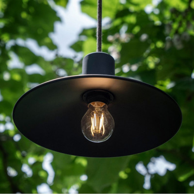 Zewnętrzny okrągły przewód w brązowym oplocie Natural Linen SN04 Brown - IP65 odpowiedni do systemu EIVA Creative-Cables