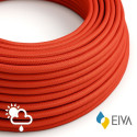 Zewnętrzny okrągły przewód w czerwonym oplocie Red Rayon SM09 - IP65 odpowiedni do systemu EIVA Creative-Cables