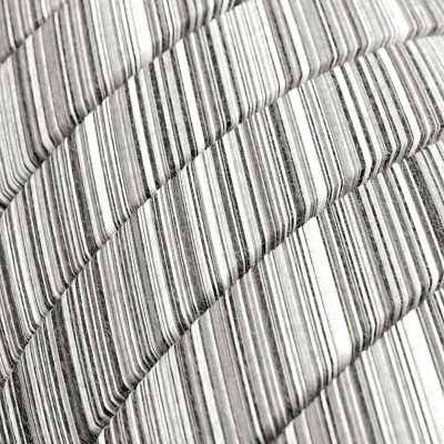 Black Mélange Cotton fabric ECC37 black&white braided flat cable suitable for Filé and Lumet systems Creative-Cables