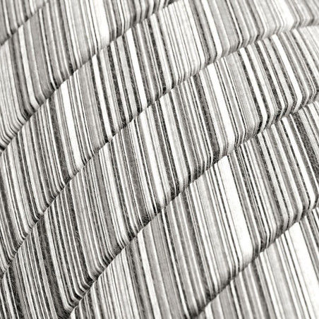 Płaski przewód w czarno białym oplocie Black Mélange Cotton fabric ECC37 odpowiedni do systemu Filé i Lumet Creative-Cables