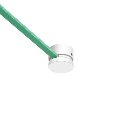 White Wooden terminal block for string light cable and Filé system. Made in Italy Creative-Cables