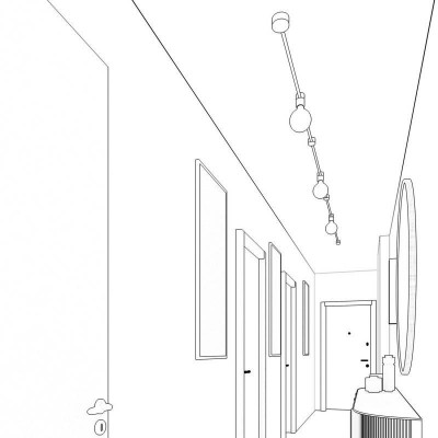 Filé System Linear Kit - zestaw z 5m przewodem świetlnym i 7 czarnymi lakierowanymi drewnianymi elementami Creative-Cables