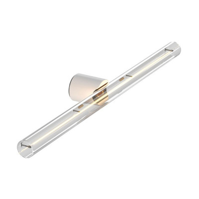 Biała lampa ścienna lub sufitowa Esse14 na żarówkę liniową LED S14d - Wodoodporność IP44 Creative-Cables