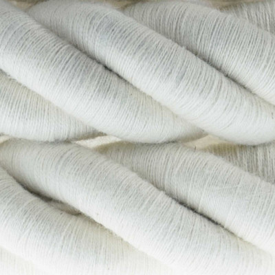 3XL electrical cord, electrical cable 3x0,75. Raw cotton fabric covering. Diameter 30mm Creative Cables