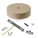 Wooden ceiling rose kit for XL cord Creative-Cables