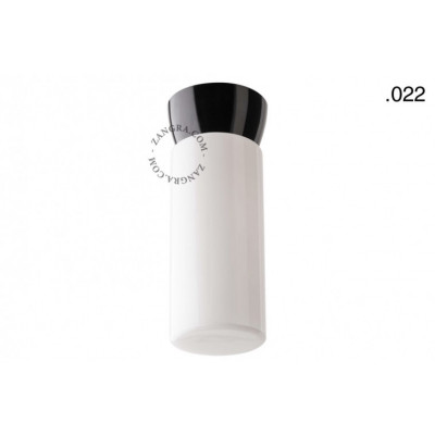 Lampa czarna ze szklanym kloszem light.062.c.glass022 E27 Zangra