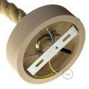 Wooden ceiling rose kit for 3XL cord Creative-Cables