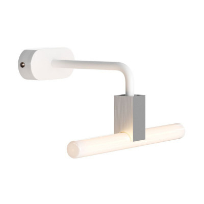 Minimal wall lamp with S14d Syntax socket and metal bent extension pipe Creative-Cables