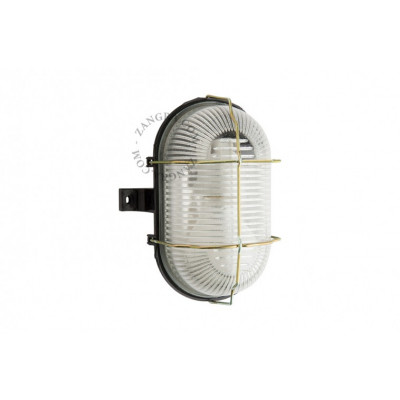 Lampa ścienna / sufitowa wodoodporna, szklany klosz light.o.003.002 E27 Zangra
