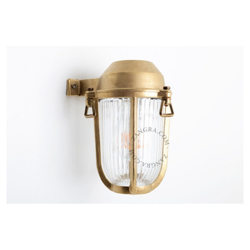 Wall lamp / sconce brass light.o.005.001, E27 Zangra
