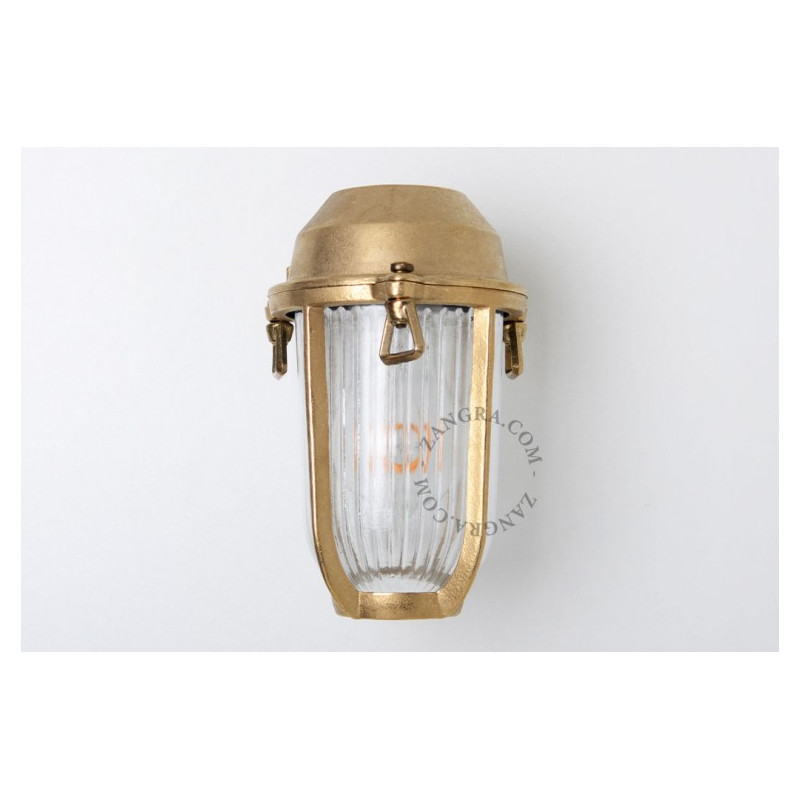 Wall lamp / sconce brass light.o.005.001, E27 Zangra