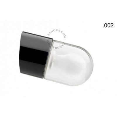 Porcelain wall lamp with a glass shadel ight.o.005.wa.b.glass002 Zangra