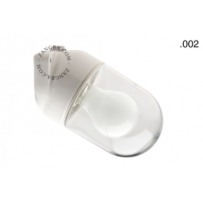 Porcelain wall lamp with a glass shade light.o.006.wa.w.s.glass002  Zangra