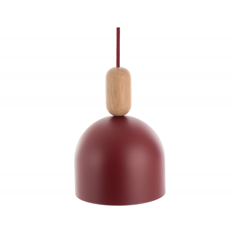 oft Ovoi burgundy pendant lamp Kolorowe Kable