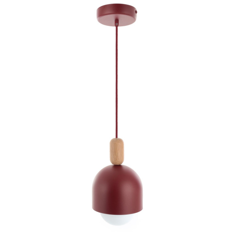 oft Ovoi burgundy pendant lamp Kolorowe Kable