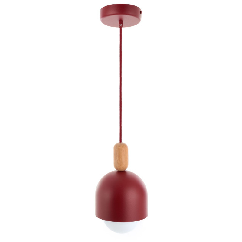 oft Ovoi burgundy pendant lamp Kolorowe Kable