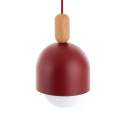 Wall lamp Loft Ovoi burgundy sconce Kolorowe Kable
