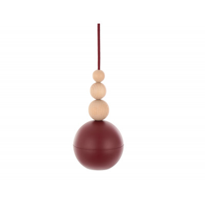 Loft Bala burgundy structural pendant lamp Kolorowe Kable