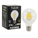 LED bulb G80 7W transparent warm color Polux