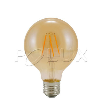 Żarówka dekoracyjna eco Vintage Amber LED 80mm 4W Polux