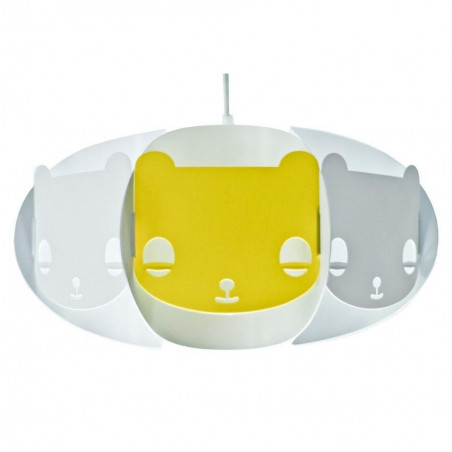 MISHKA white lampshade with a lemon shape Kafti DESIGN