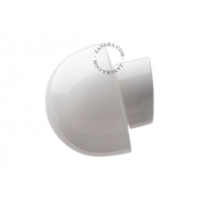 Porcelain wall lamp with a glass shade light.o.016.wa.w.glass021 Zangra