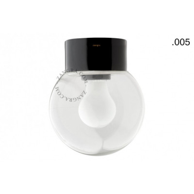 Lampa porcelanowa ze szklanym kloszem light.o.016.c.b.glass005 Zangra
