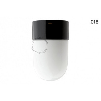 Porcelain lamp with a glass shade light.o.016.c.b.glass018 Zangra