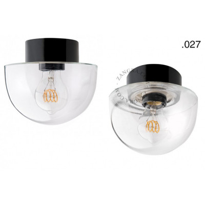 Porcelain lamp with a glass shade light.o.016.c.b.glass027 Zangra