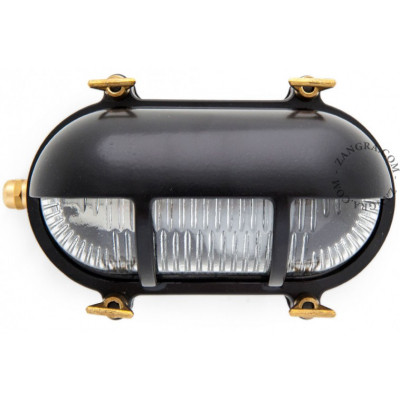 Lampa oprawa grodziowa czarna light.o.071.b.001 Zangra