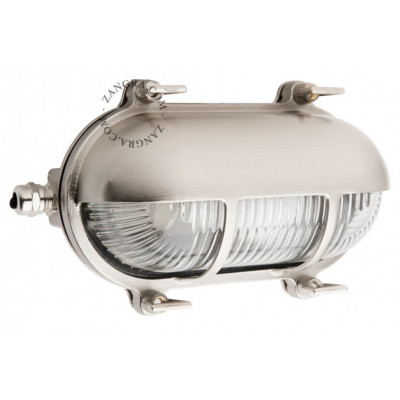 Lamp, bulkhead luminaire, silver light.o.071.002 Zangra