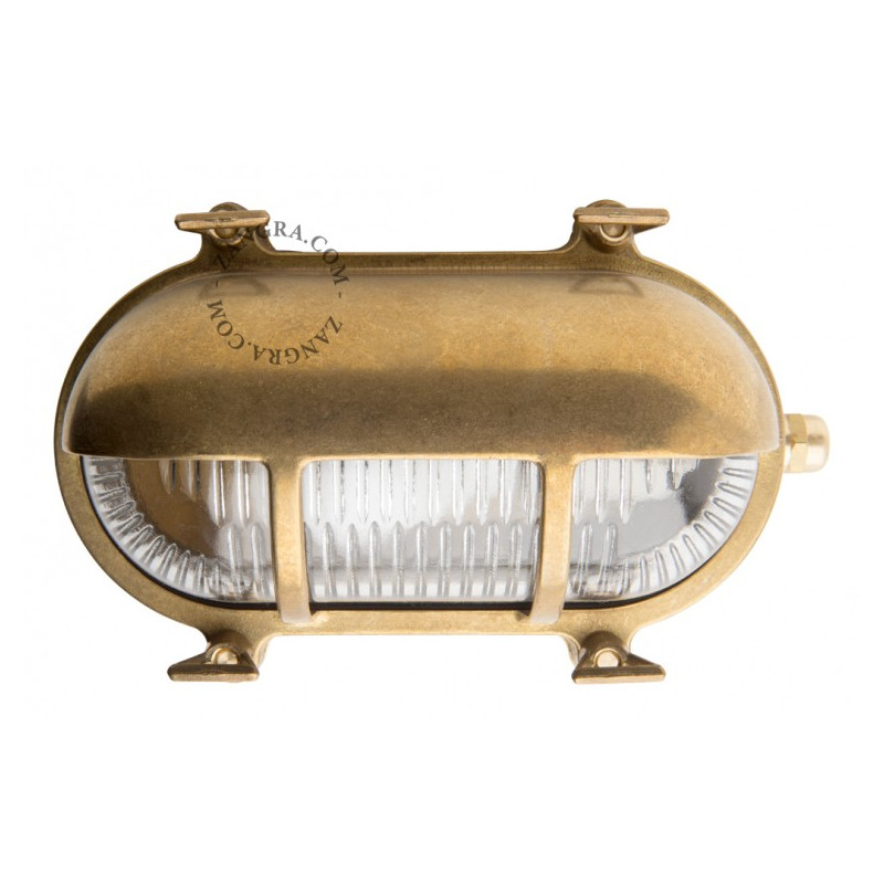 Lamp, bulkhead luminaire, gold light.o.071.001 Zangra