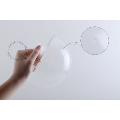 Lampa ścienna / kinkiet mosiężny light.o.101.b.glass008 Zangra