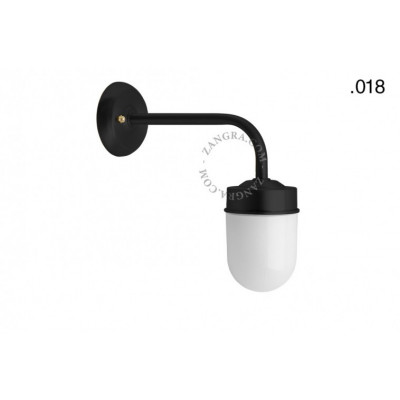 Wall lamp / sconce brass light.o.101.b.glass018 Zangra