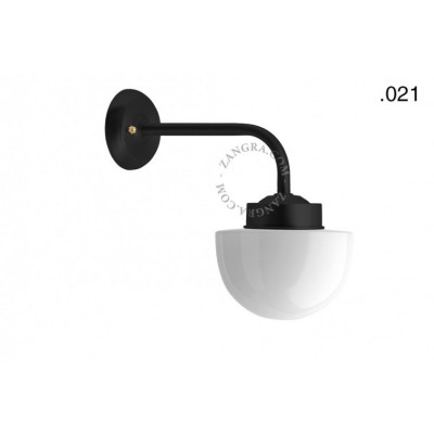 Wall lamp / sconce brass light.o.101.b.glass021 Zangra