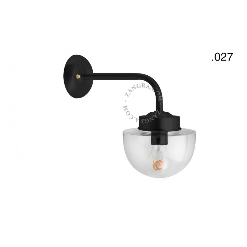 Lampa ścienna / kinkiet mosiężny light.o.101.b.glass027 Zangra